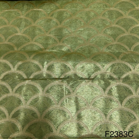 Zari Tissue Organza Fabric-F2383